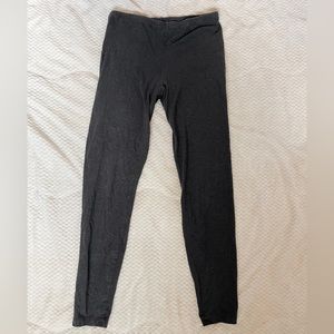 Grey woman’s leggings